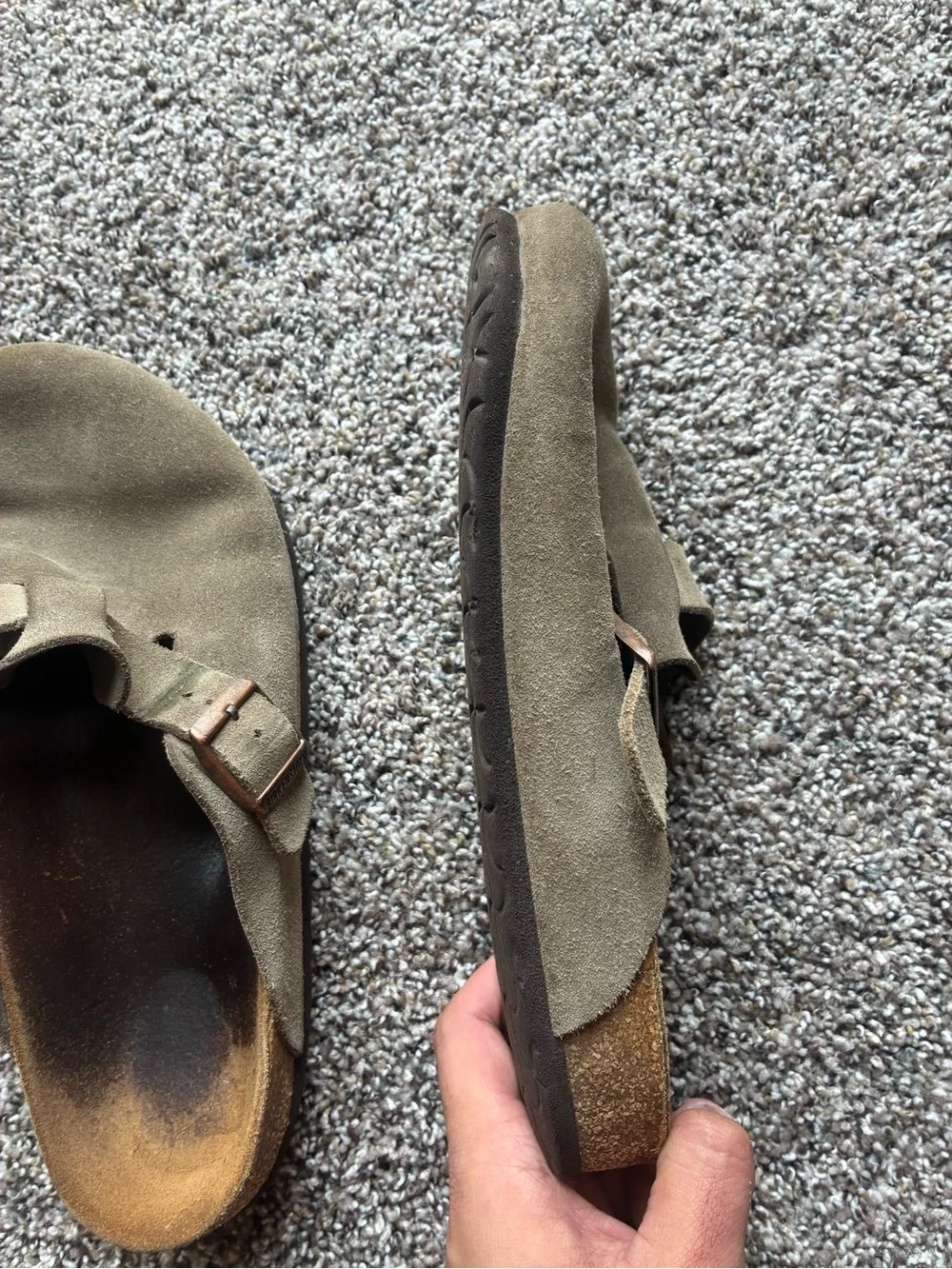 Birkenstock Boston Suede Clogs 43